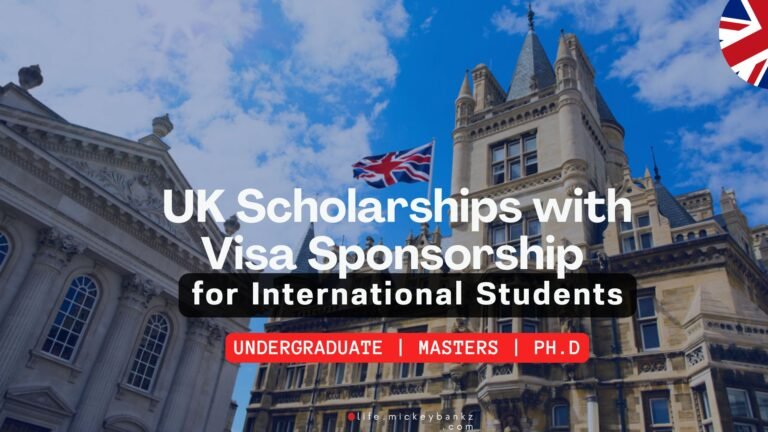 UK Scholarships with Visa Sponsorship for International Students